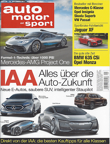 Titelblatt:auto motor und sport