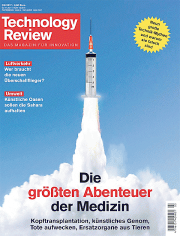 Titelblatt:Technology Review