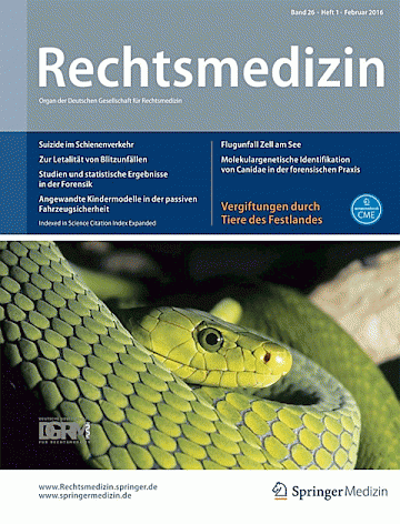 Titelblatt:Rechtsmedizin